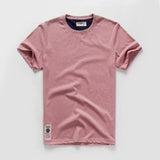 Men's T-Shirt Cotton Solid Color T Shirt Men Casual O-Neck Basic T-Shirt Male High Quality Classical Tops