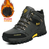 Waterproof Winter Leather Hiking Boots