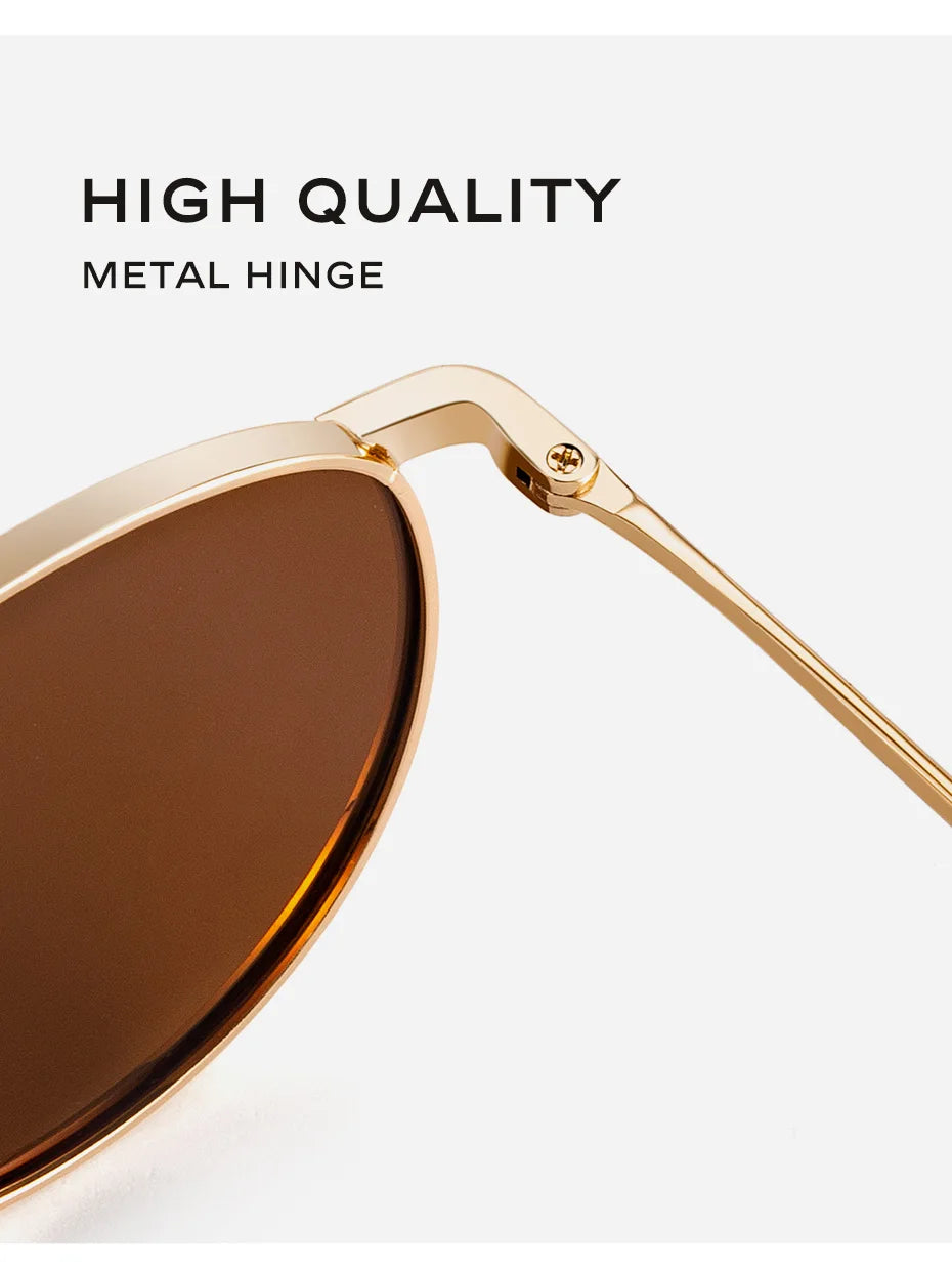 CAPONI Round Polarized Sunglasses for Women – CP1871