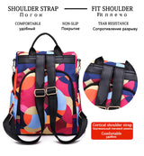 Women's Oxford Backpack with Organizer Pockets