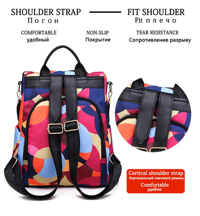 Women's Oxford Backpack with Organizer Pockets