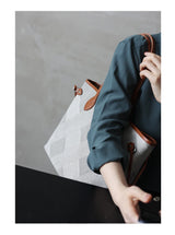 Women's Fashion Shoulder Bag Luxury Designer Handbag Large Capacity Canvas With Genuine Leather Tote For Shopping,Commuting,Work