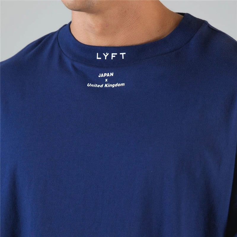 Men's Oversized Cotton Tee – Gym, Street & Everyday Style