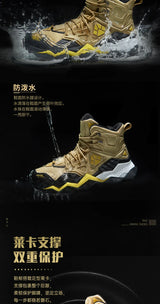 RAX Men's Hiking Shoes Mountain Trekking Boots High Quality Fashion Outdoor Casual Snow Winter