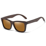 GM Retro Fashion Bamboo Wood Polarized Sunglasses Driving Square Style SunGlasses Male Goggle Cat.3 Women Men Brand Designer