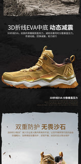 Rax Men Hiking Shoes Waterproof Outdoor Sports Sneakers for Men Trekking Shoes Lightweight Mountain Climbing Shoes Men Antislip