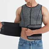 Men Body Shaper Waist Trainer Sauna Suit Sweat Vest Slimming Underwear Weight Loss Shirt Fat Burner Workout Tank Tops Shapewear