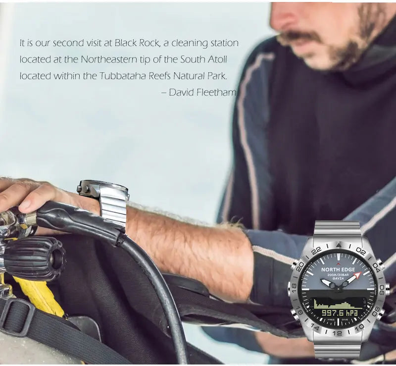 NORTH EDGE Gavia 2 Men's Dive & Adventure Watch