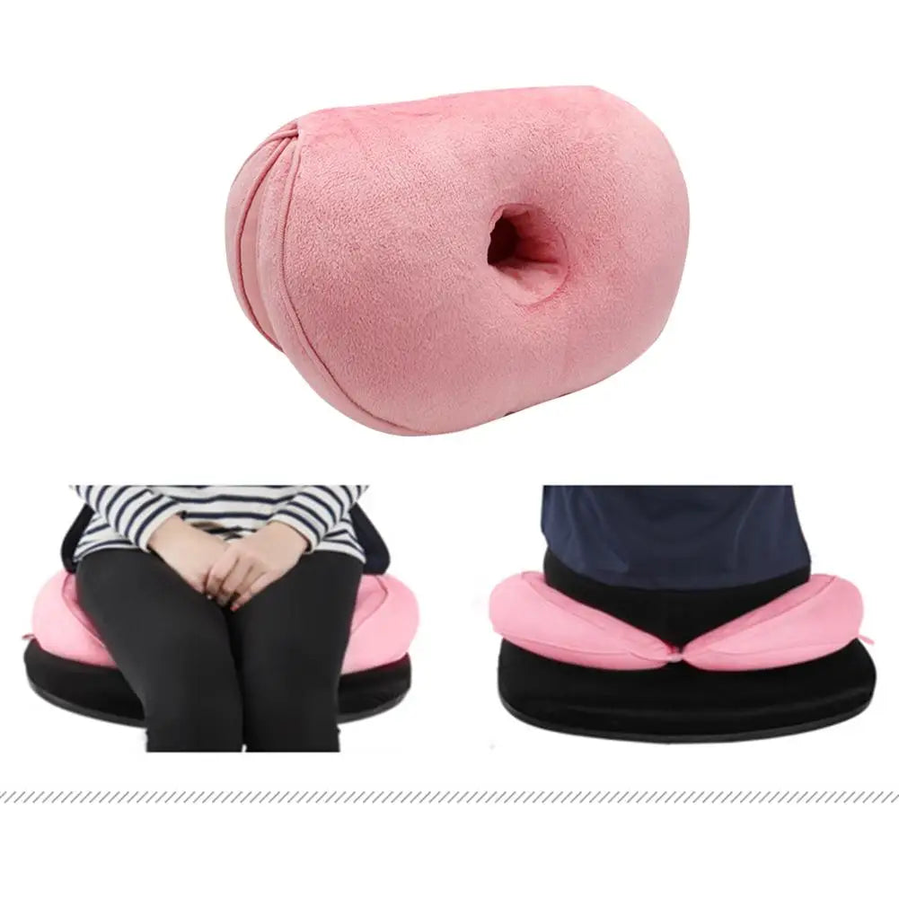 Multifunction Dual Comfort Orthopedic Cushion Pelvis Pillow Memory Foam Hip Lift Hips Up Seat Cushion for Pressure Relief