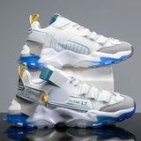 Men's Breathable Mesh Lace-Up Sneakers