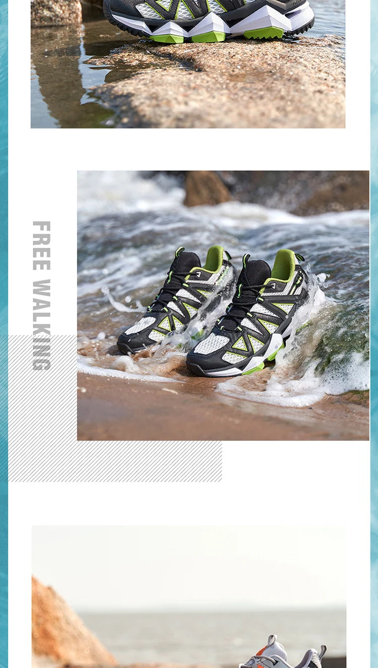 RAX Unisex Quick-Dry Water Shoes — Breathable Mesh, Hiking, Outdoor & Fishing