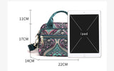 Women's Floral Nylon Crossbody Shoulder Bag