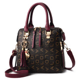 Elegant Tassel PU Leather Tote