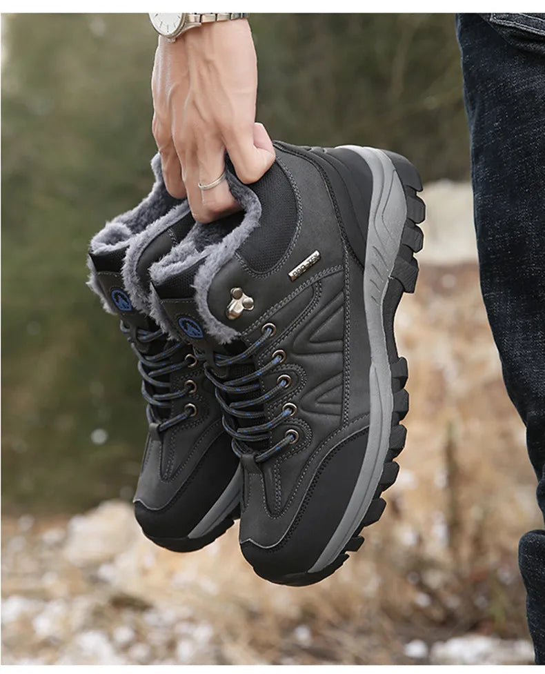 All-Terrain Waterproof Leather Winter Boots