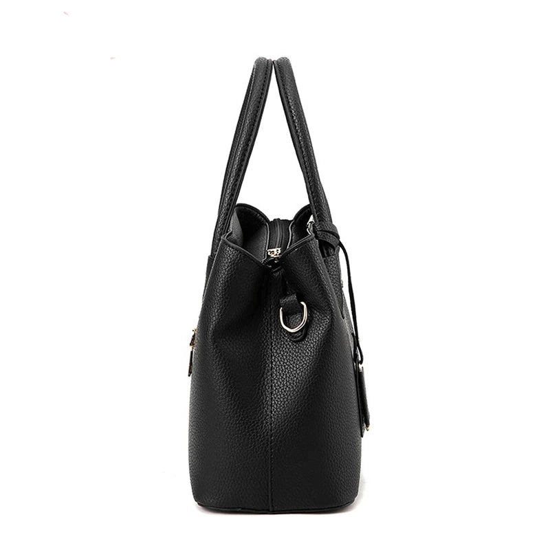 Luxury Women’s PU Leather Designer Tote – Versatile Fashion Shoulder Bag