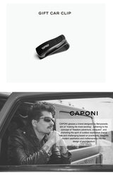 CAPONI Men's Polarized Photochromic Square Sunglasses