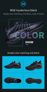 ONEMIX 2026 Men Running Shoes Non-slip Shock Absorption Sneaker Lightweight Tennis Shoe Waterproof Man Breathable Casual Shoes