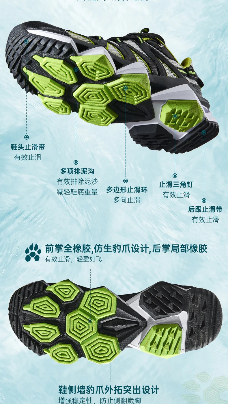 RAX Men's Hiking Shoes Spring  Outdoor Sneakers Men Breathable Mesh Trekking Boots Tactical Walking Ankle Shoes Camping Tourism