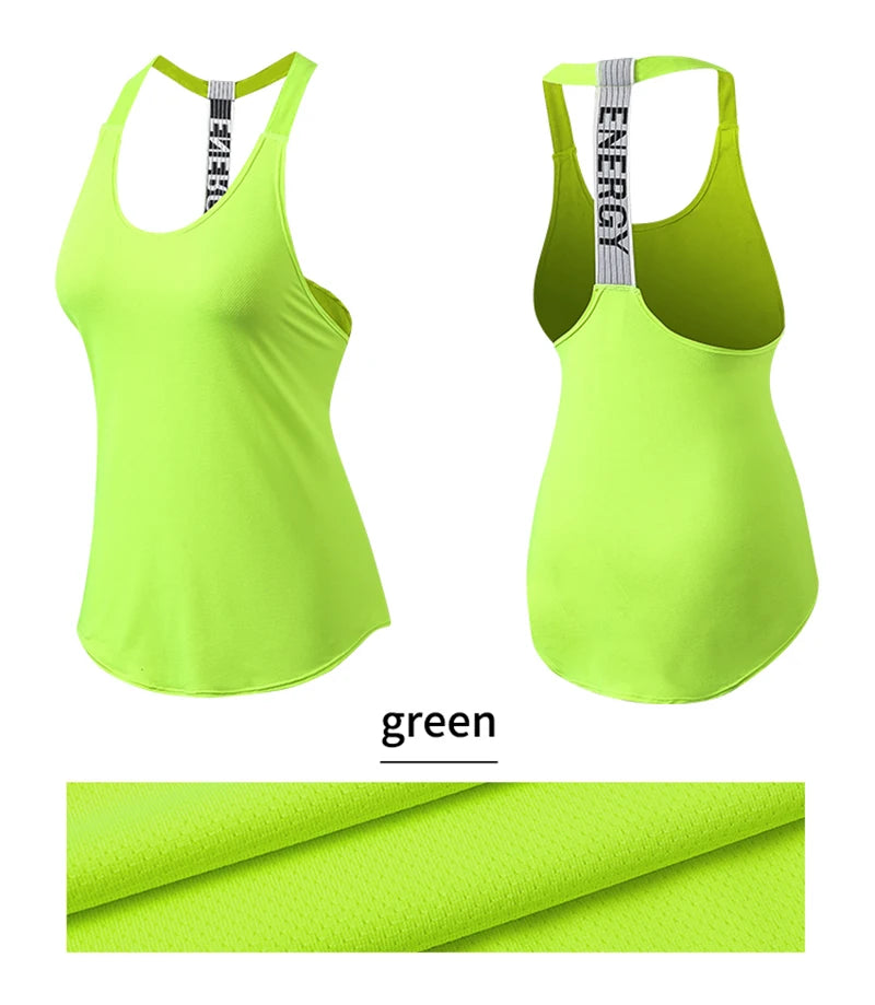 Open-Back Activewear Workout Tank