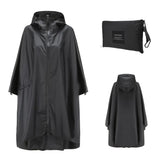 Women's Elegant Waterproof Poncho Raincoat – All Sizes