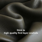 JAZZQ Reversible Genuine Leather Tote | First-Layer Cowhide
