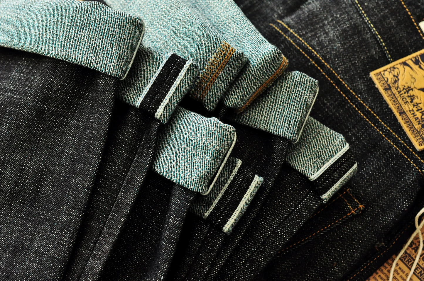 SauceZhan 308XX-BO Wind | Furinkazan Selvedge Denim Jeans