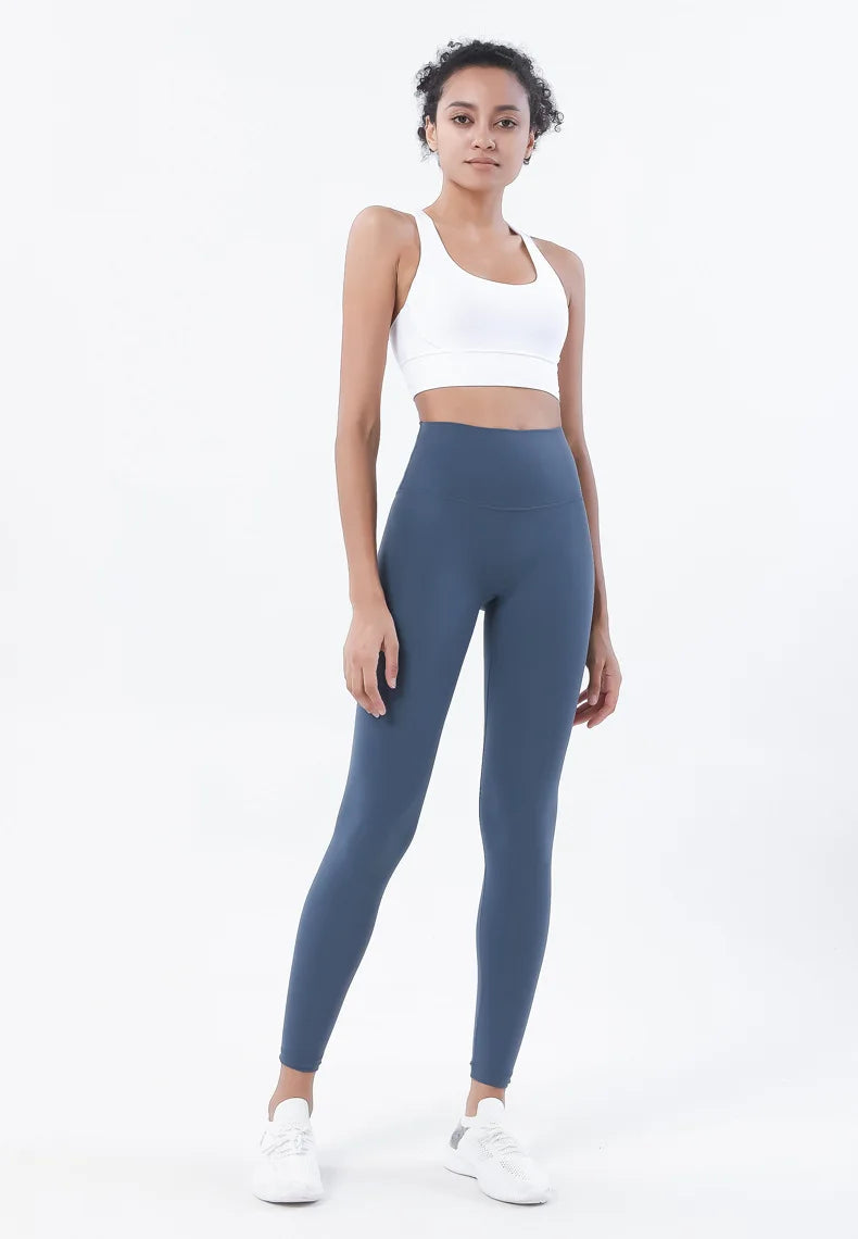Women's Yoga Set with Sports Bra & High-Waist Leggings