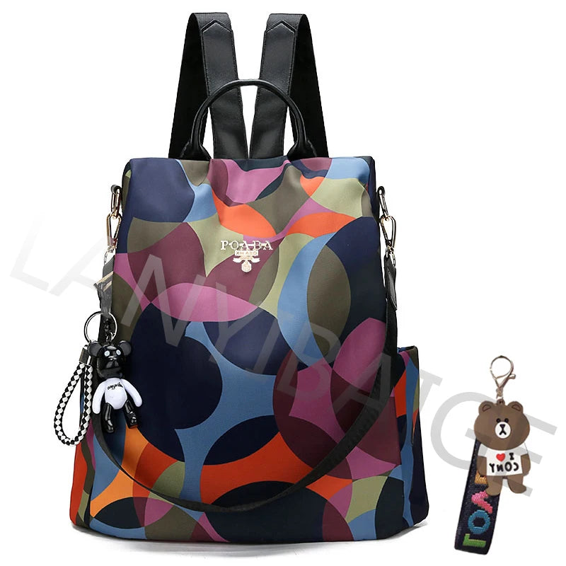 Women's Oxford Backpack with Organizer Pockets