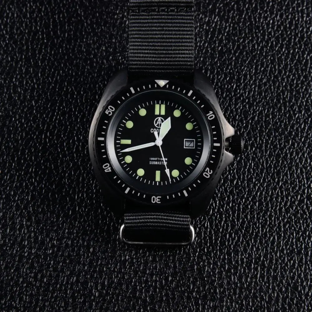 QM UDT Men's Watch  Military Sport Watch Army Green Outdoor Diver Fashion Accessories SM8016C  Japan Movement 300M ATM