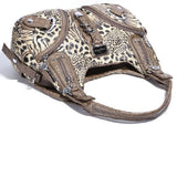 Vintage Bag Women Handbags Brown Leopard Shoulder Bag Top-handle Handbag Fashion Satchel Dumpling Shoulder Bag Tote Hobos