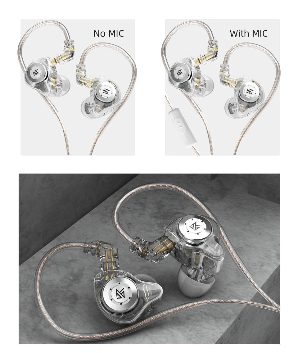 KZ EDX Pro Wired In-Ear Monitor Earphones | HiFi