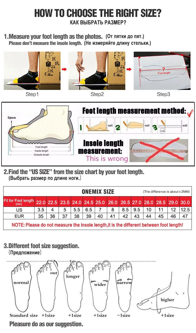 ONEMIX Outdoor Running Sneakers Men Elastic Trail Shoes Lightweight Breathable Women Sneakers Couple Casual Waterproof Shoes