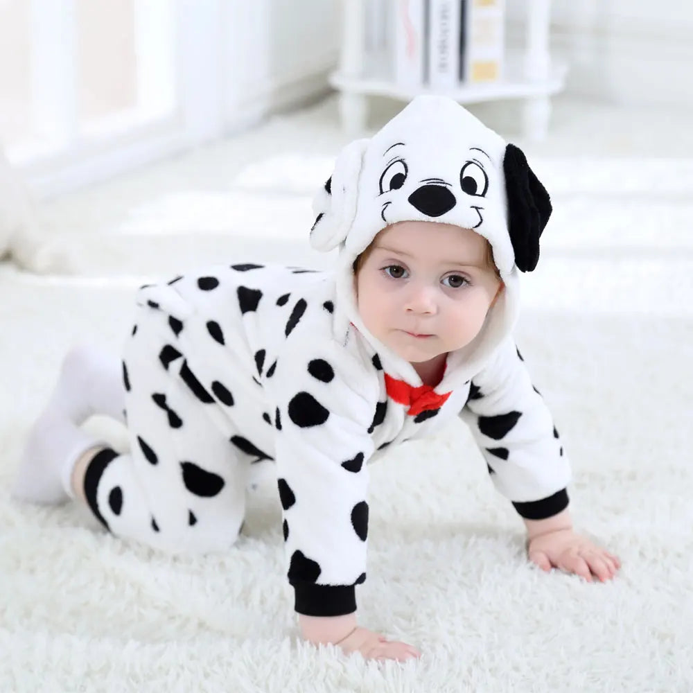 Baby Dalmatian Animal Romper