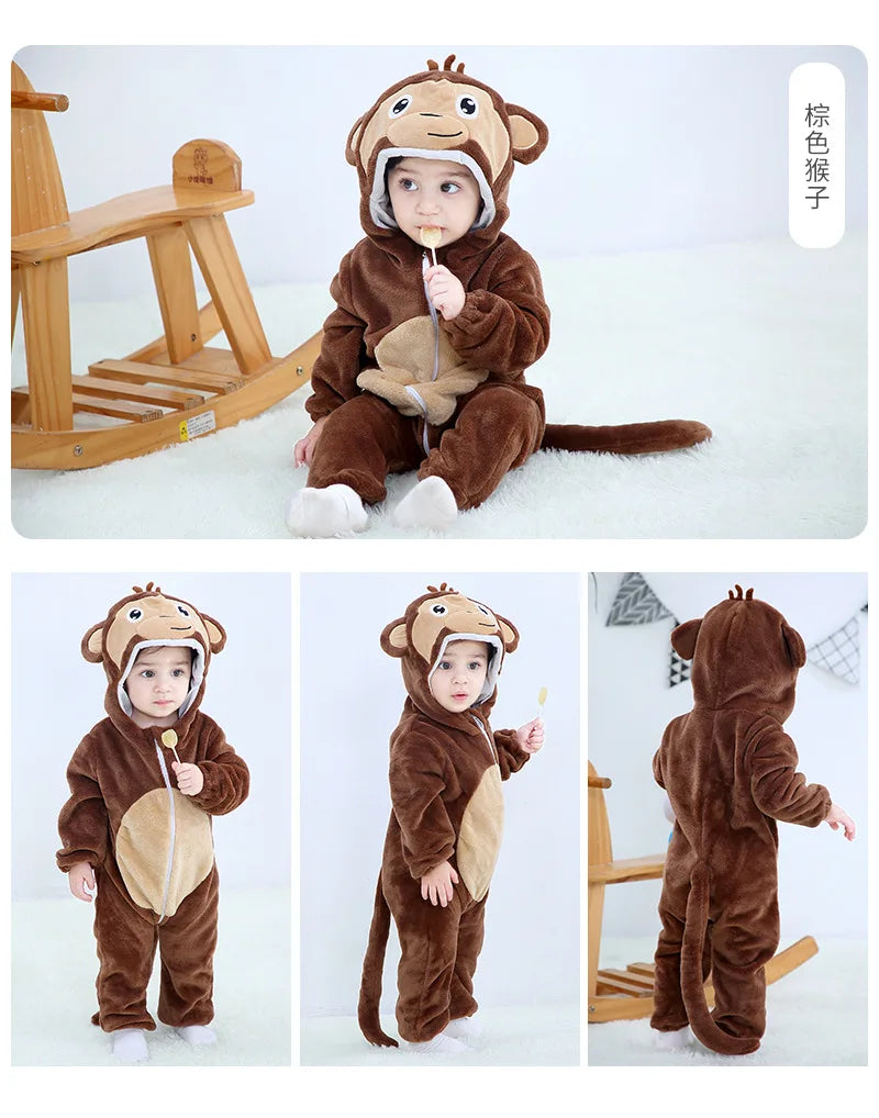 Cozy Lion King Baby Kigurumi Jumpsuit