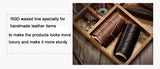 Handmade Vintage Crazy horse Genuine Leather Wallet men Leather long wallet clutch bag male purse money clips money bag