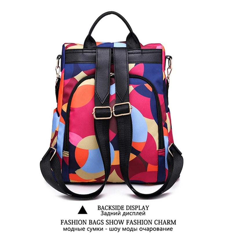 Women's Oxford Backpack with Organizer Pockets