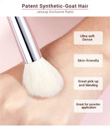 Jessup Makeup brushes set 25pcs Make up Brush Professional ,Natural-Synthetic Foundation Powder Blending Eyeshadow T195