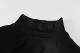 Long Sleeve Bodycon Mini Dress - Slim Fit Knit Streetwear