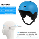 Winter Snow Helmet with Detachable Earmuffs