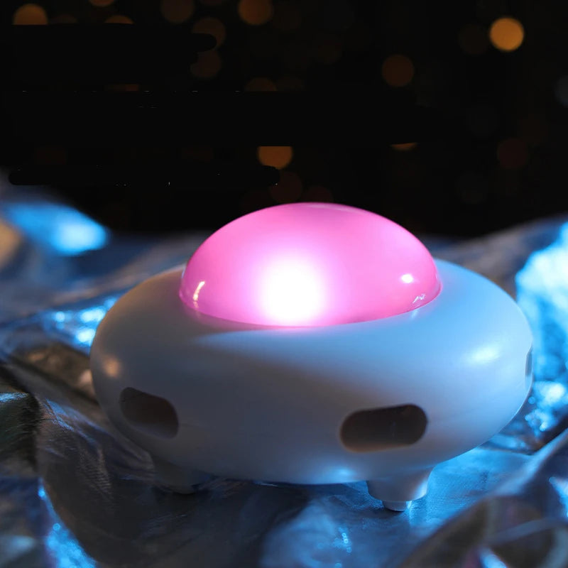 Smart UFO Interactive Cat Toy with Feather & Auto-Clean