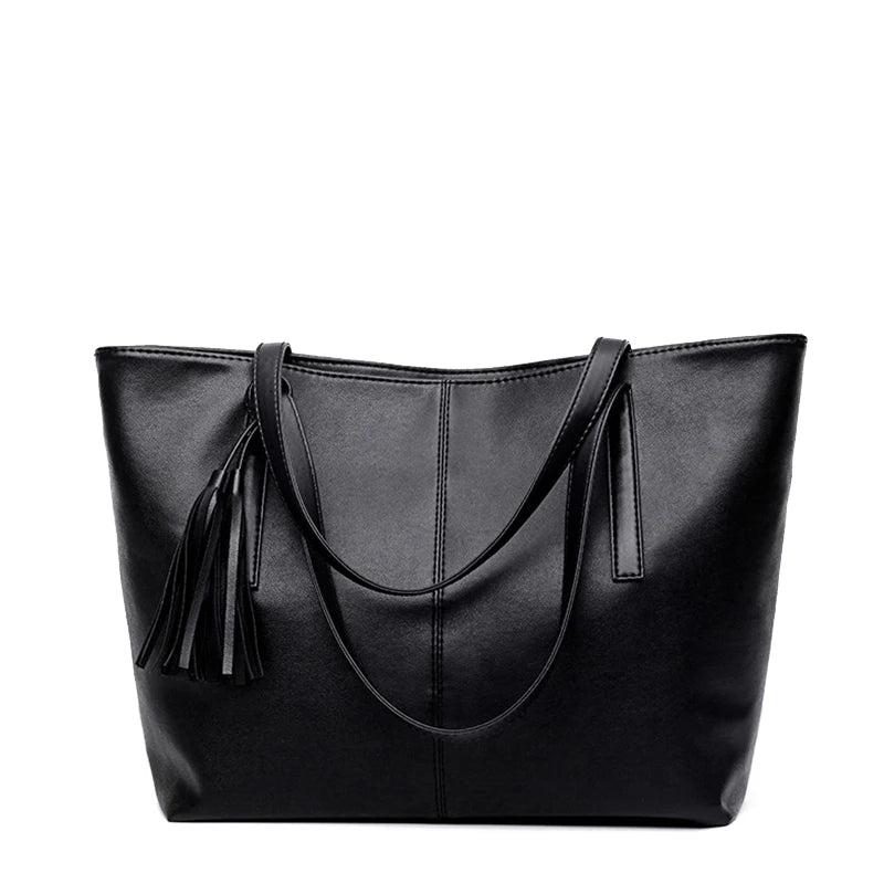 Women's Retro Tassel Tote Shoulder Bag