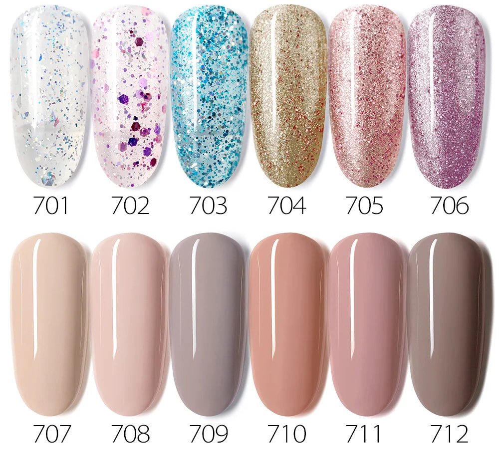 VENALISA VIP4 Kit Nail Gel Polish TPO FREE Full Coverage 36/60 Color Gel Pigment Professional Nail Art Long-lasting Gel Varnish