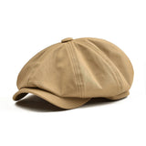 BOTVELA Newsboy Cap – Unisex Cotton Baker Boy Hat