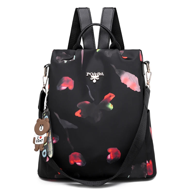 Women's Oxford Backpack with Organizer Pockets
