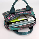 Women's Floral Nylon Crossbody Shoulder Bag