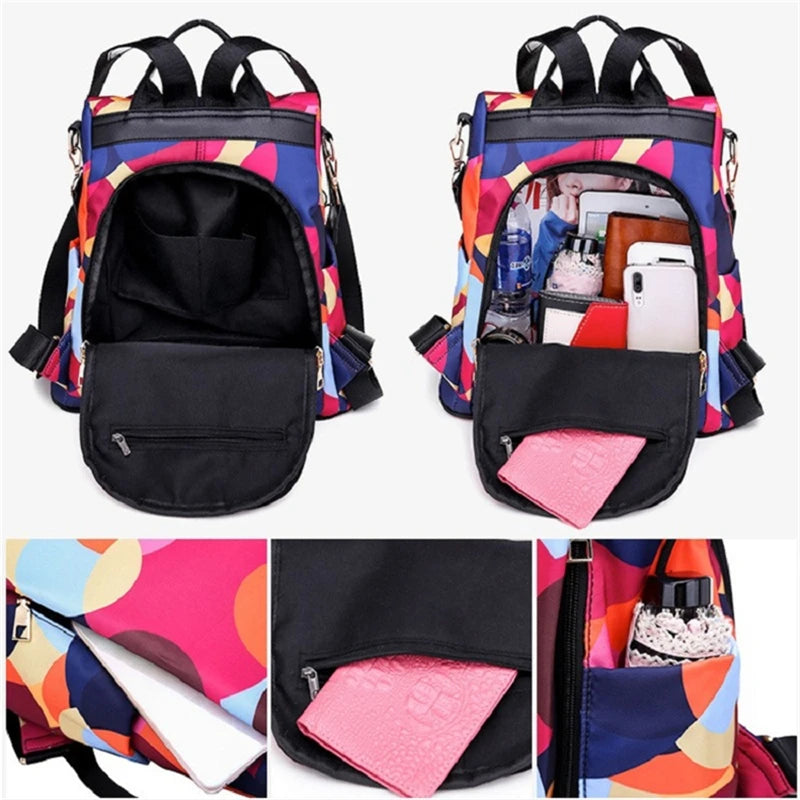 Women's Oxford Backpack with Organizer Pockets