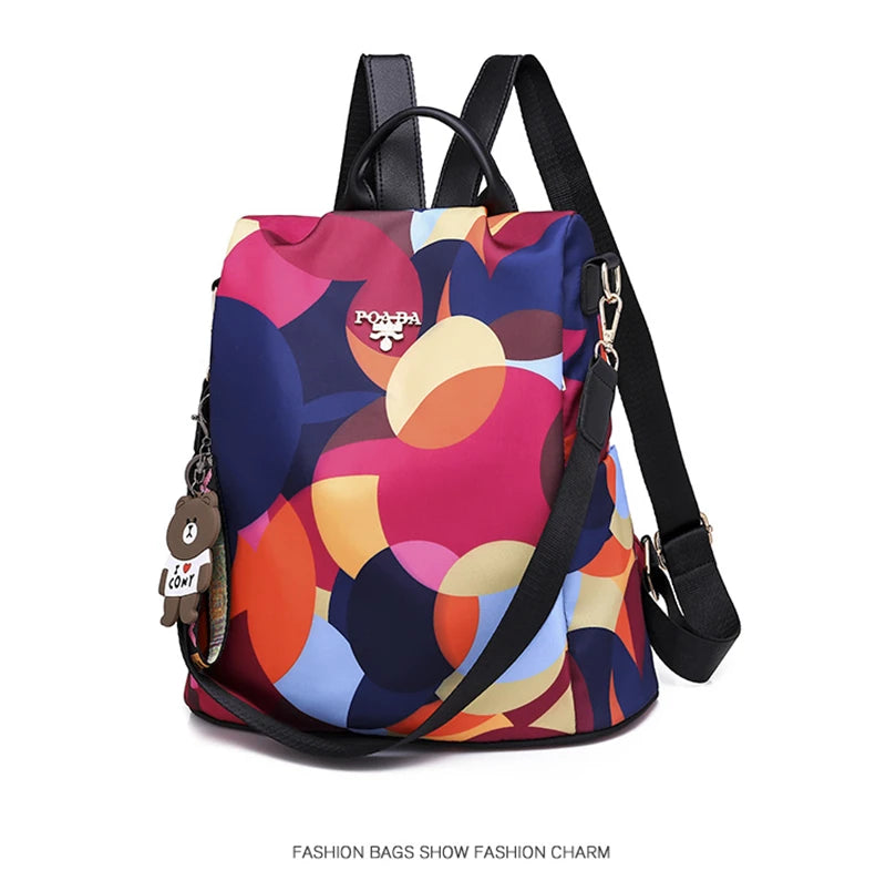 Women's Oxford Backpack with Organizer Pockets