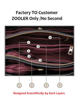 Hot Cow Skin Bag！ZOOLER Handmade Full Real Cow Leather Handbags Soft Skin Genuine Leather Bag Costly Women Fashion Bags #QS220