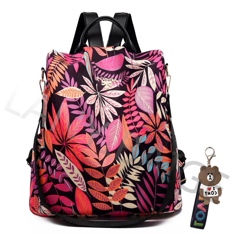 Women's Oxford Backpack with Organizer Pockets