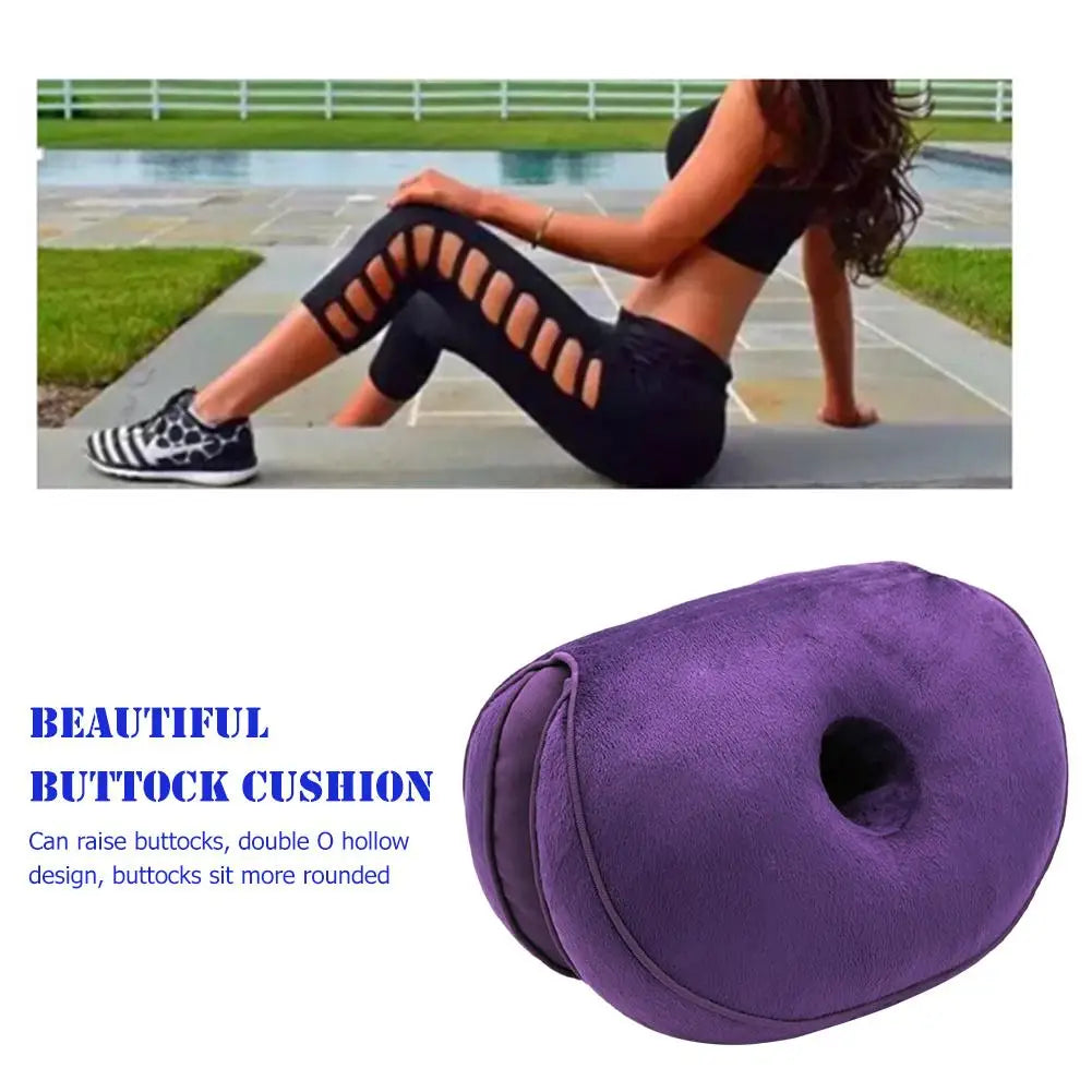 Multifunction Dual Comfort Orthopedic Cushion Pelvis Pillow Memory Foam Hip Lift Hips Up Seat Cushion for Pressure Relief